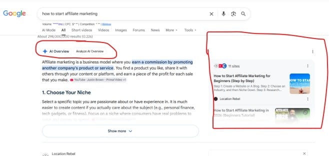 Google AI overview