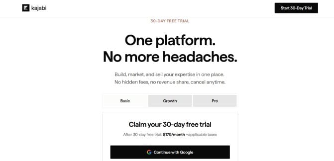 kajabi free trial