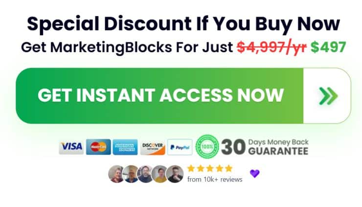 marketingblocks pricing