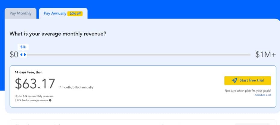 paykickstart annual pricing