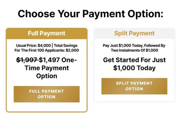 7 FIGURE ACCELERATOR PRICING