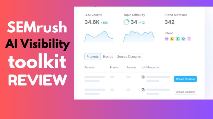 semrush ai visibility toolkit review